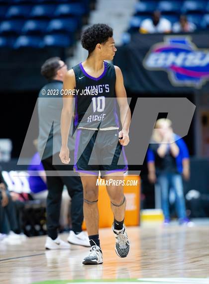 Thumbnail 2 in King's Ridge Christian vs Mount Pisgah (GHSA A Division I State Championship)  photogallery.