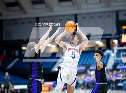 Thumbnail 2 in King's Ridge Christian vs Mount Pisgah (GHSA A Division I State Championship)  photogallery.