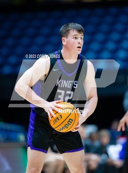 Thumbnail 1 in King's Ridge Christian vs Mount Pisgah (GHSA A Division I State Championship)  photogallery.