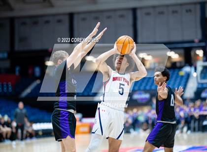 Thumbnail 1 in King's Ridge Christian vs Mount Pisgah (GHSA A Division I State Championship)  photogallery.