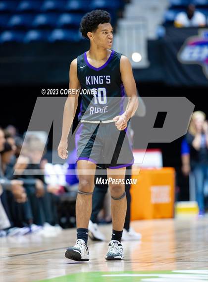 Thumbnail 3 in King's Ridge Christian vs Mount Pisgah (GHSA A Division I State Championship)  photogallery.