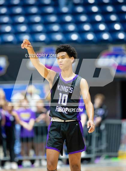 Thumbnail 2 in King's Ridge Christian vs Mount Pisgah (GHSA A Division I State Championship)  photogallery.
