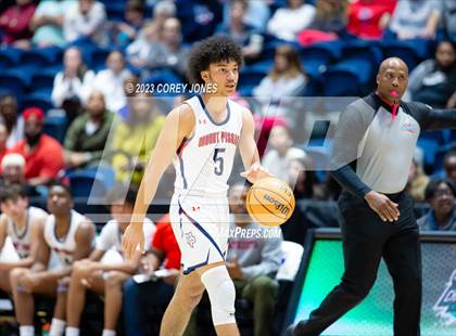 Thumbnail 3 in King's Ridge Christian vs Mount Pisgah (GHSA A Division I State Championship)  photogallery.