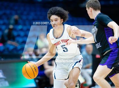 Thumbnail 3 in King's Ridge Christian vs Mount Pisgah (GHSA A Division I State Championship)  photogallery.