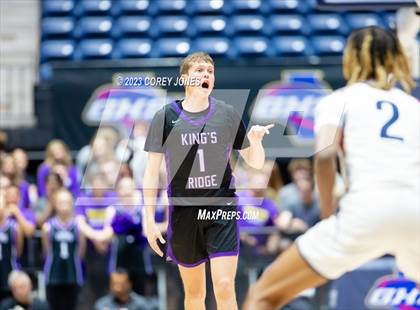 Thumbnail 2 in King's Ridge Christian vs Mount Pisgah (GHSA A Division I State Championship)  photogallery.