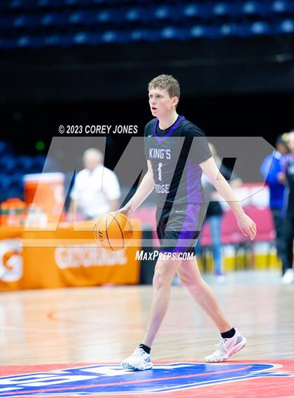 Thumbnail 3 in King's Ridge Christian vs Mount Pisgah (GHSA A Division I State Championship)  photogallery.