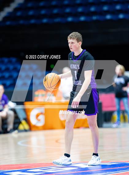 Thumbnail 1 in King's Ridge Christian vs Mount Pisgah (GHSA A Division I State Championship)  photogallery.