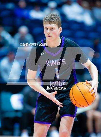 Thumbnail 3 in King's Ridge Christian vs Mount Pisgah (GHSA A Division I State Championship)  photogallery.