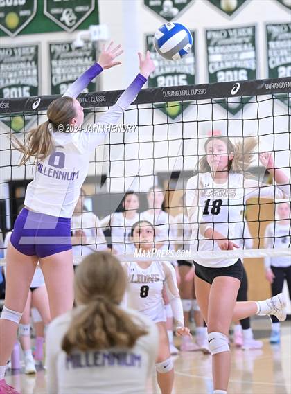 Thumbnail 2 in Millennium vs. Oaks Christian (Durango Fall Classic) photogallery.