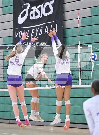 Thumbnail 1 in Millennium vs. Oaks Christian (Durango Fall Classic) photogallery.