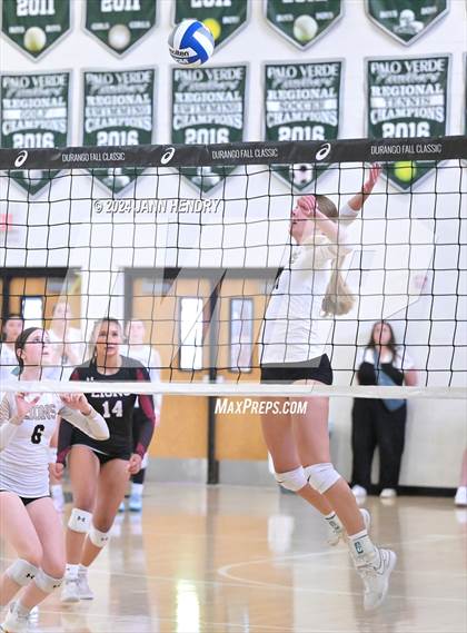 Thumbnail 1 in Millennium vs. Oaks Christian (Durango Fall Classic) photogallery.