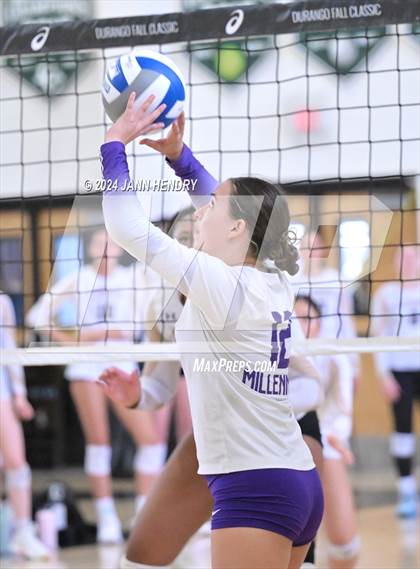 Thumbnail 3 in Millennium vs. Oaks Christian (Durango Fall Classic) photogallery.
