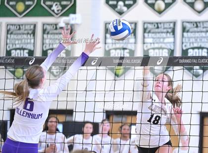 Thumbnail 1 in Millennium vs. Oaks Christian (Durango Fall Classic) photogallery.