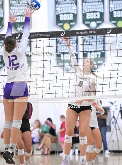Thumbnail 1 in Millennium vs. Oaks Christian (Durango Fall Classic) photogallery.