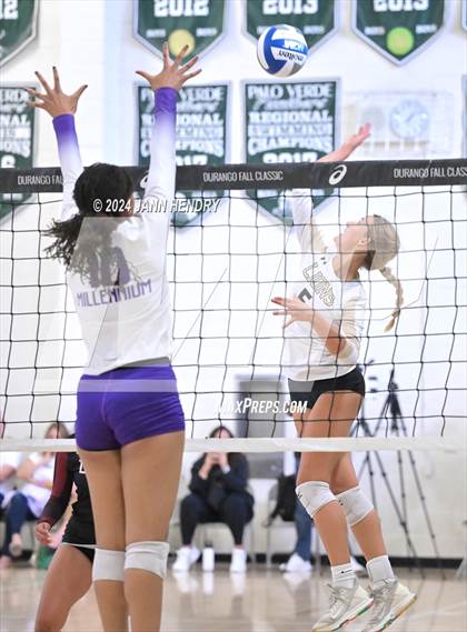 Thumbnail 1 in Millennium vs. Oaks Christian (Durango Fall Classic) photogallery.