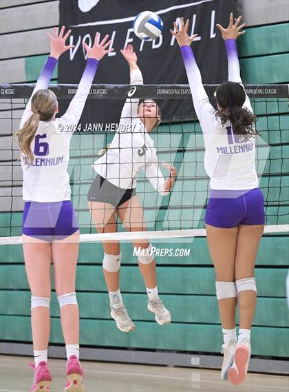 Thumbnail 3 in Millennium vs. Oaks Christian (Durango Fall Classic) photogallery.