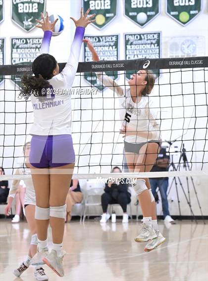 Thumbnail 3 in Millennium vs. Oaks Christian (Durango Fall Classic) photogallery.