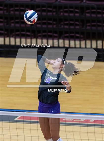 Thumbnail 3 in Fulshear vs Brandeis (NEISD Volleyball Tournament) photogallery.
