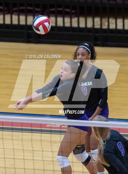 Thumbnail 2 in Fulshear vs Brandeis (NEISD Volleyball Tournament) photogallery.