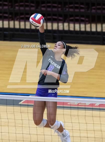Thumbnail 1 in Fulshear vs Brandeis (NEISD Volleyball Tournament) photogallery.