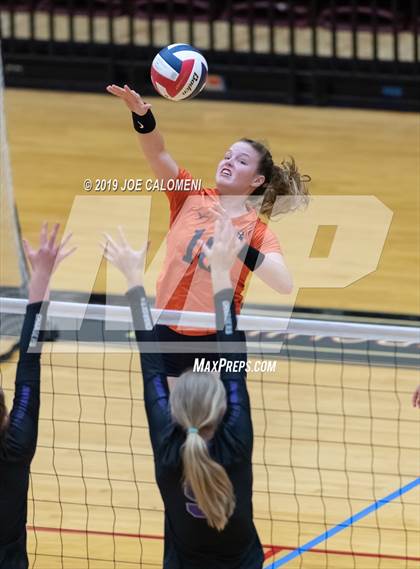 Thumbnail 1 in Fulshear vs Brandeis (NEISD Volleyball Tournament) photogallery.
