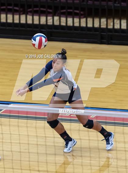 Thumbnail 3 in Fulshear vs Brandeis (NEISD Volleyball Tournament) photogallery.