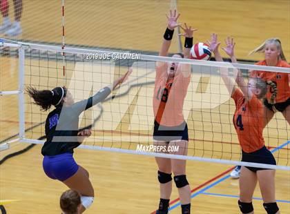 Thumbnail 2 in Fulshear vs Brandeis (NEISD Volleyball Tournament) photogallery.