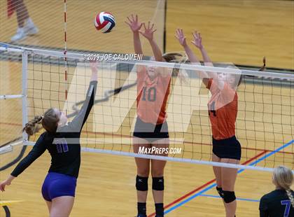 Thumbnail 3 in Fulshear vs Brandeis (NEISD Volleyball Tournament) photogallery.