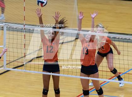 Thumbnail 1 in Fulshear vs Brandeis (NEISD Volleyball Tournament) photogallery.