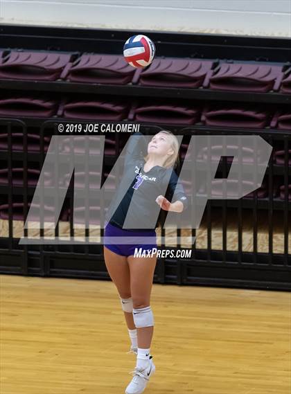 Thumbnail 3 in Fulshear vs Brandeis (NEISD Volleyball Tournament) photogallery.