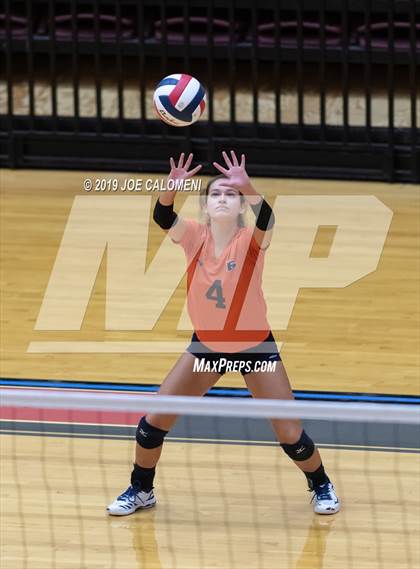 Thumbnail 2 in Fulshear vs Brandeis (NEISD Volleyball Tournament) photogallery.