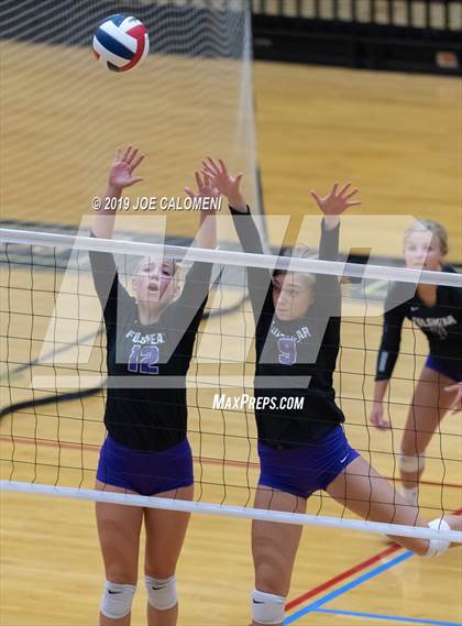 Thumbnail 3 in Fulshear vs Brandeis (NEISD Volleyball Tournament) photogallery.