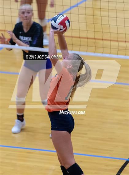 Thumbnail 1 in Fulshear vs Brandeis (NEISD Volleyball Tournament) photogallery.