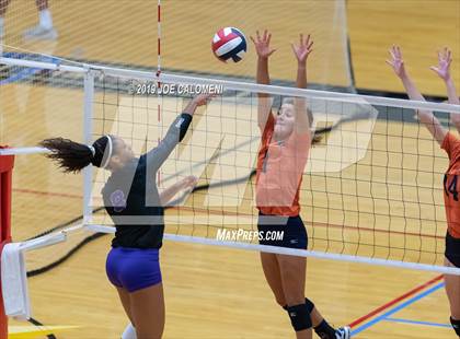Thumbnail 2 in Fulshear vs Brandeis (NEISD Volleyball Tournament) photogallery.