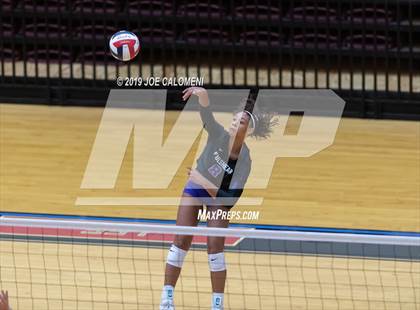 Thumbnail 3 in Fulshear vs Brandeis (NEISD Volleyball Tournament) photogallery.