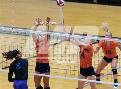 Thumbnail 1 in Fulshear vs Brandeis (NEISD Volleyball Tournament) photogallery.