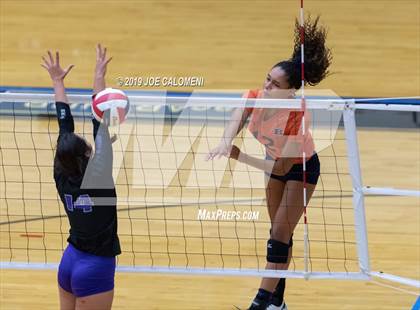 Thumbnail 1 in Fulshear vs Brandeis (NEISD Volleyball Tournament) photogallery.