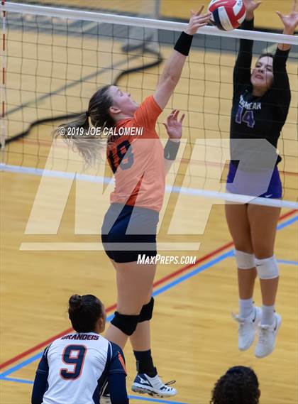 Thumbnail 1 in Fulshear vs Brandeis (NEISD Volleyball Tournament) photogallery.