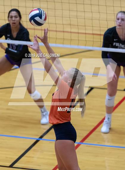 Thumbnail 1 in Fulshear vs Brandeis (NEISD Volleyball Tournament) photogallery.