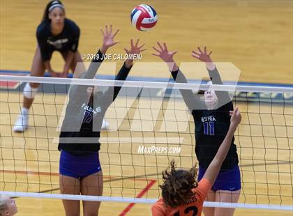 Thumbnail 3 in Fulshear vs Brandeis (NEISD Volleyball Tournament) photogallery.