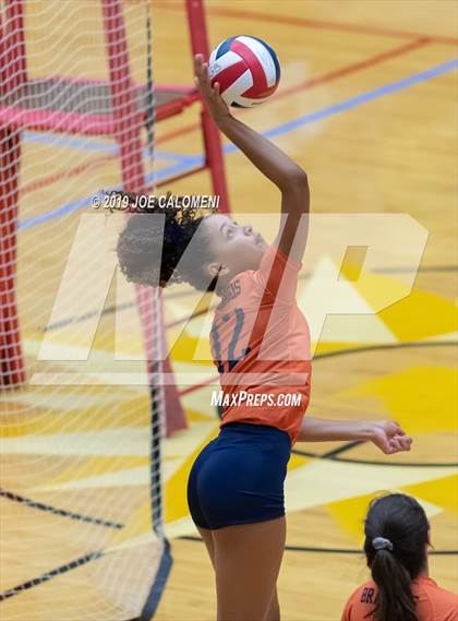 Thumbnail 1 in Fulshear vs Brandeis (NEISD Volleyball Tournament) photogallery.