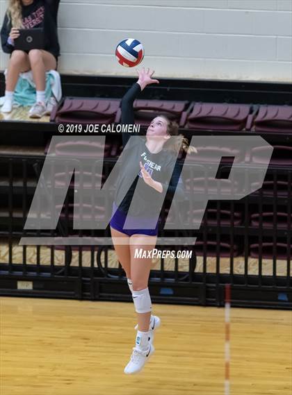 Thumbnail 1 in Fulshear vs Brandeis (NEISD Volleyball Tournament) photogallery.