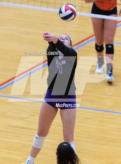 Thumbnail 2 in Fulshear vs Brandeis (NEISD Volleyball Tournament) photogallery.
