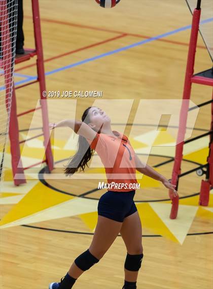 Thumbnail 1 in Fulshear vs Brandeis (NEISD Volleyball Tournament) photogallery.