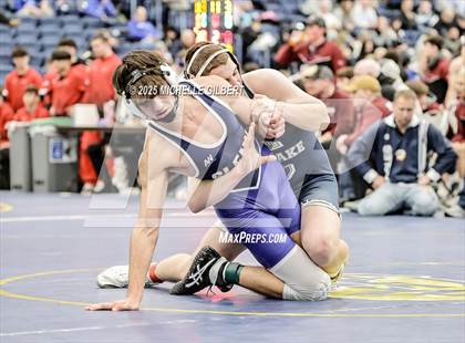 Thumbnail 2 in NYSPHSAA Wrestling Dual Finals Round 3 (John Glenn vs Chautauqua Lake) photogallery.