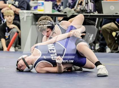 Thumbnail 3 in NYSPHSAA Wrestling Dual Finals Round 3 (John Glenn vs Chautauqua Lake) photogallery.