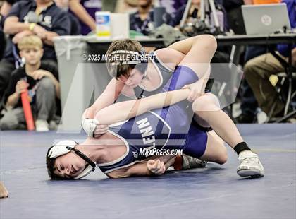 Thumbnail 2 in NYSPHSAA Wrestling Dual Finals Round 3 (John Glenn vs Chautauqua Lake) photogallery.