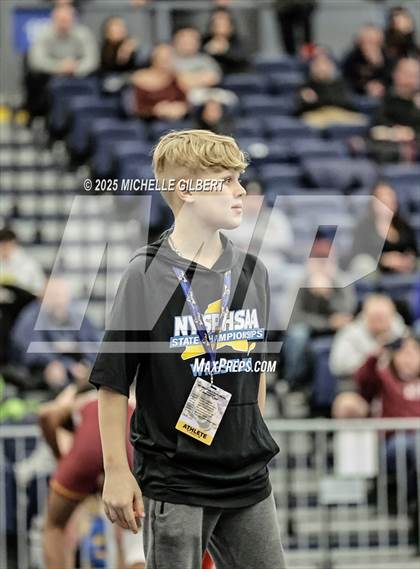 Thumbnail 3 in NYSPHSAA Wrestling Dual Finals Round 3 (John Glenn vs Chautauqua Lake) photogallery.