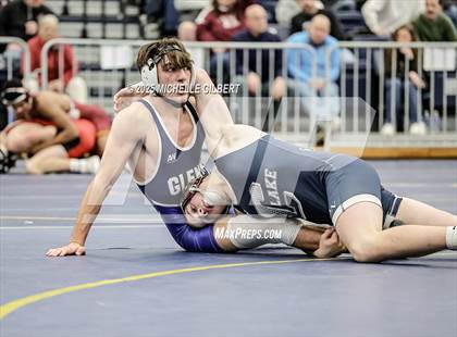 Thumbnail 2 in NYSPHSAA Wrestling Dual Finals Round 3 (John Glenn vs Chautauqua Lake) photogallery.