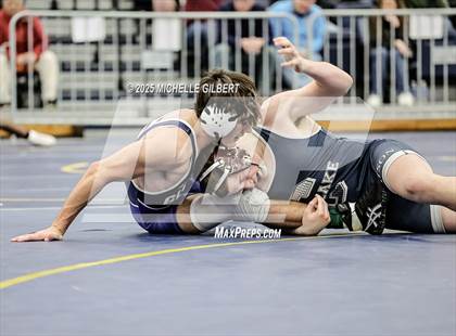 Thumbnail 3 in NYSPHSAA Wrestling Dual Finals Round 3 (John Glenn vs Chautauqua Lake) photogallery.
